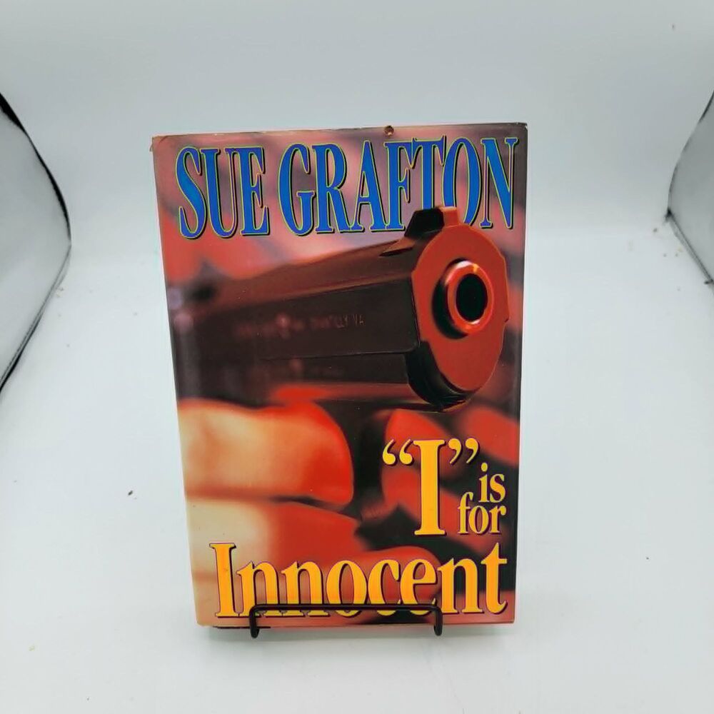 "I Is for Innocent" by Sue Grafton is a hardcover book